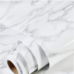 Veki Foils Decorative White Wallpaper (L x W: 200 cm x 60 cm)